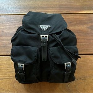 Small Re-Nylon Prada backpack 28 cm tall